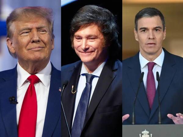 Presidente Donald Trump de Estados Unidos, Javier Milei de Argentina y Pedro Sánchez de España fueron de los mandatarios que mostraron su apoyo y solidaridad con Asfura.