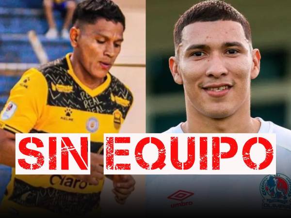Se terminó el torneo Apertura de la Liga Nacional de Honduras, ahora se viene el Clausura 2026 y varios jugadores se encuentra sin club todavía