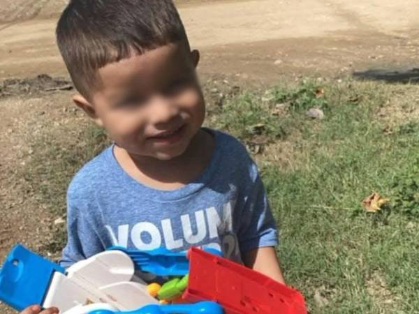 Foto en vida del pequeño Lucas Yubini Santos Díaz.