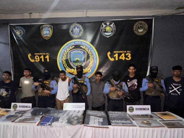 Los seis integrantes de la Pandilla 18, tres de ellos autores del homicidio de los estudiantes del Intae, fueron capturados por agentes de la Dipampco.