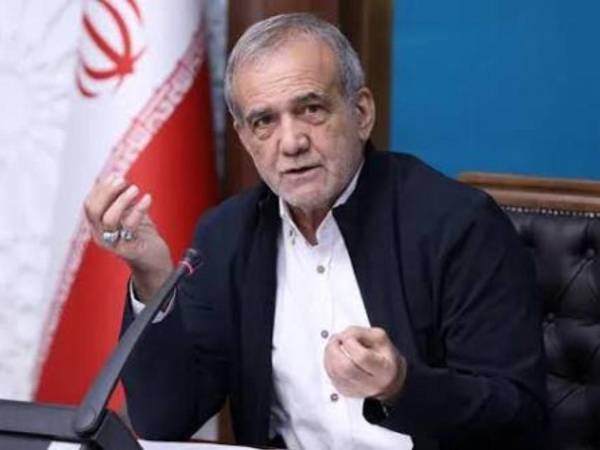 El presidente de Irán, Masud Pezeshkian.