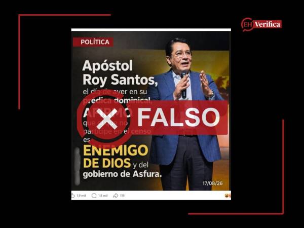 Captura de pantalla a una publicación de Facebook hecha el 19 de agosto de 2026.