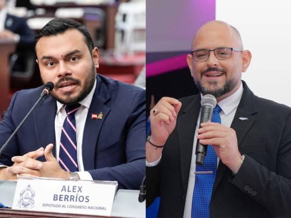 El diputado liberal Alex Berríos (izquierda) solicitará que el ministro de Turismo, Andrés Ehrler (derecha), rinda cuentas al Congreso Nacional.