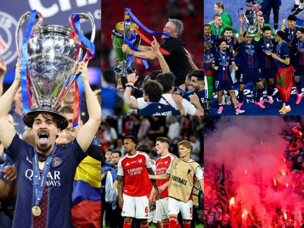 París Saint-Germain venció al Arsenal en tanda de penales y se coronó bicampeón de la Champions League. Las imágenes que no se vieron en tv.