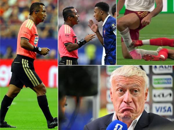 España eliminó a Francia del Mundial 2026 y tras el encuentro, el DT galo Didier Deschamps atizó contra su nivel. El réferi centroamericano recibió varias críticas luego de la semifinal en la Copa del Mundo.