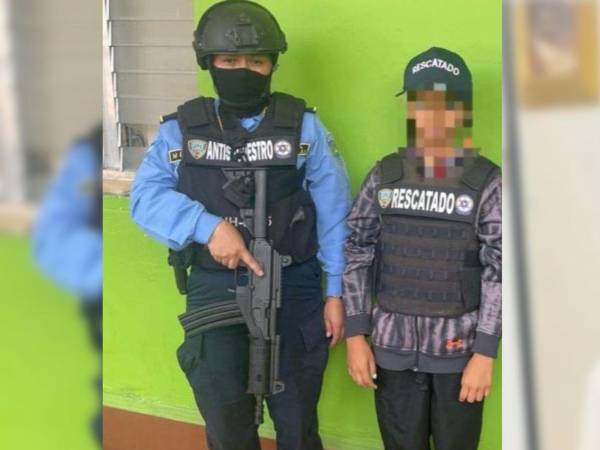 La menor está sana y salva, según informaron las autoridades.