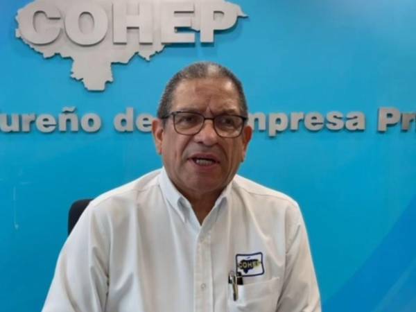 El director ejecutivo del Consejo Hondureño de la Empresa Privada (Cohep), Armando Urtecho.