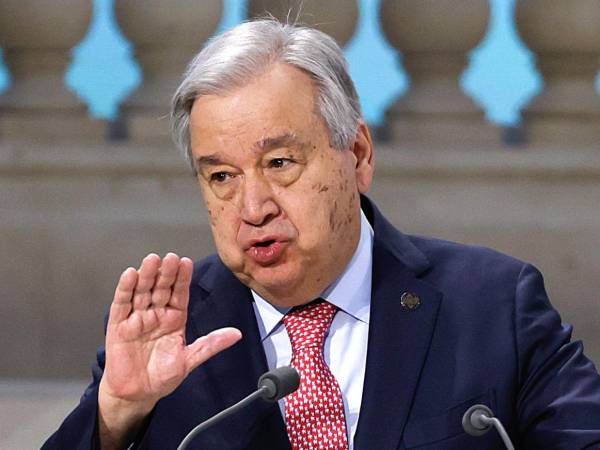 El secretario general de la ONU, António Guterres.
