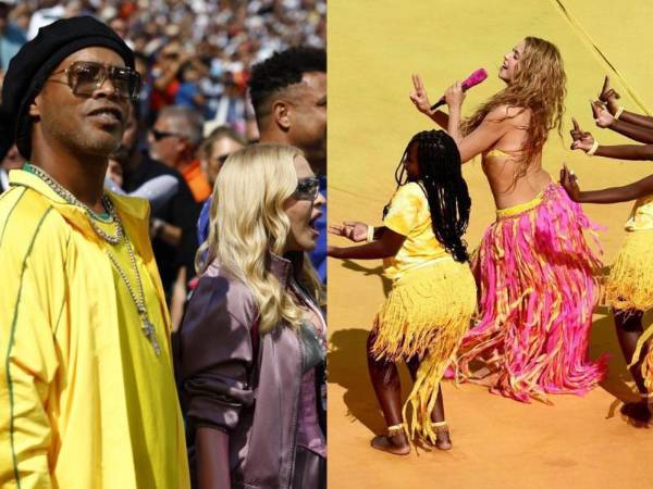 Un despliegue de música, luces y efectos especiales reunió a diferentes artistas, cautivando a millones de espectadores durante el descanso del duelo final entre España y Argentina. Aquí algunas de las mejores fotos.