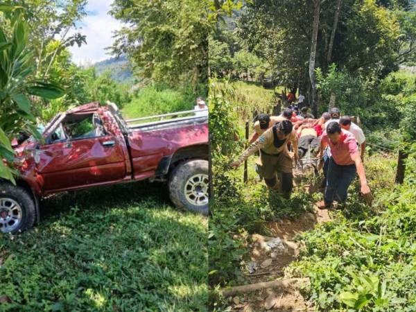 Accidente vial en Las Vegas, Santa Bárbara, deja 2 muertos y unos 10 heridos.