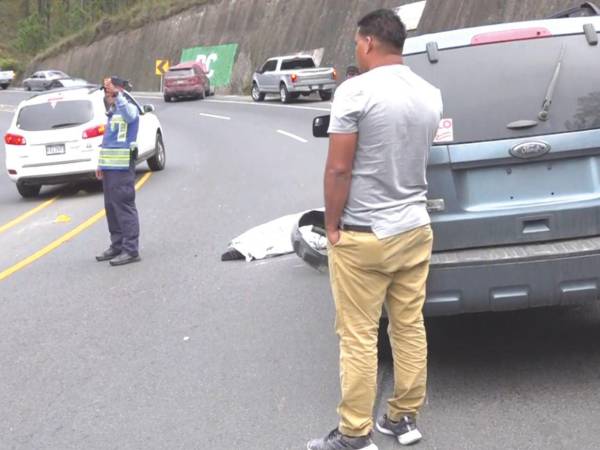 Bryan Josué García es la víctima mortal del accidente de tránsito en la carretera CA-5.