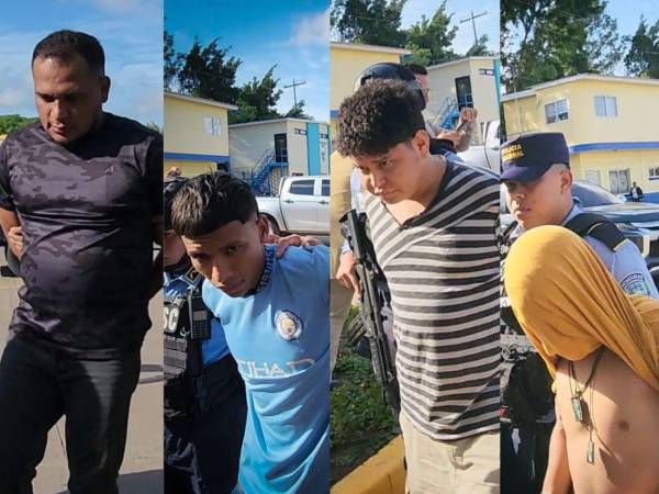 Los cuatro detenidos fueron trasladados desde Choluteca, a la capital para presentarlos ante un Juzgado de Criminalidad Organizada, Medio Ambiente y Corrupción.