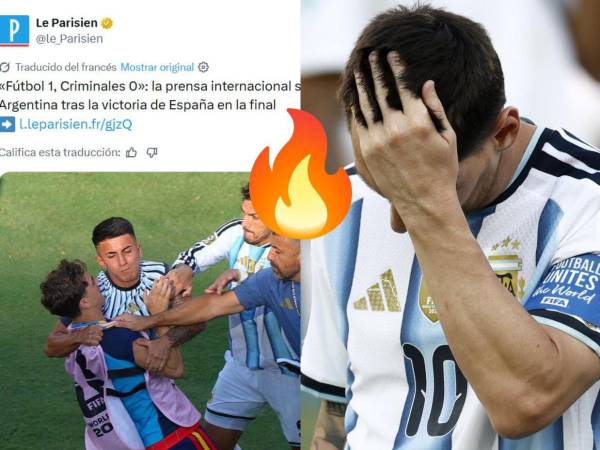 Diversos medios internacionales explotaron contra la Selección de Argentina tras caer en la final de la Copa del Mundo ante España. Los medios se enfocaron en el juego brusco de la Albiceleste y fueron muy críticos.