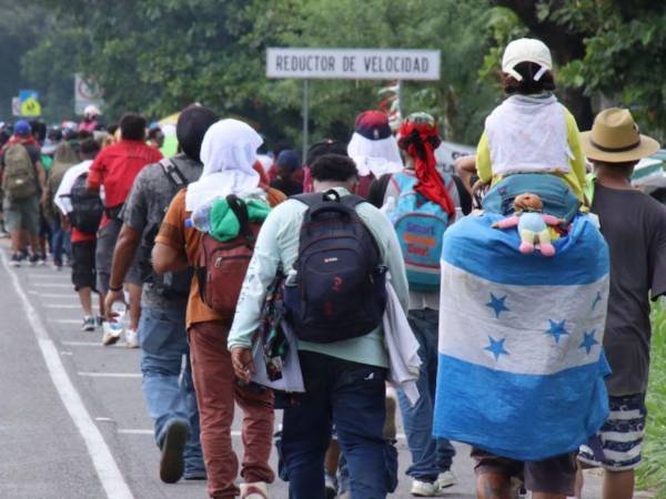 En septiembre, cientos de hondureños se aglomeraron para formar una caravana con rumbo a Estados Unidos.
