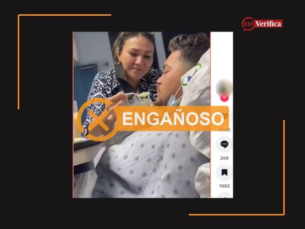 Captura de pantalla a una publicación de TikTok hecha el 23 de abril de 2026, adaptada a esta cartela.