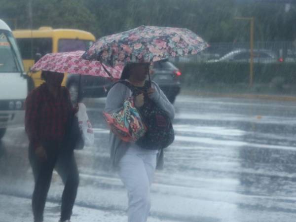 La zona central se verá afectada por las lluvias.