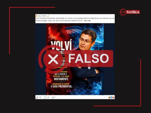 Captura de pantalla a una publicación de Facebook hecha el 28 de julio de 2026.