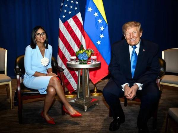 Menos de un año después de la captura de Nicolás Maduro, Donald Trump recibió en Nueva York a Delcy Rodríguez.