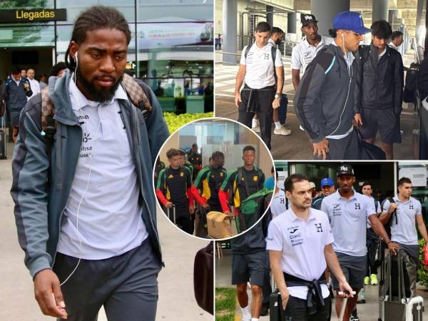 La Selección de Honduras regresó de Martinica tras su penosa derrota en la Liga de Naciones. Así fue captado el plantel de la Bicolor y esto fue lo que sucedió con la Selección de Jamaica en su llegada al aeropuerto Palmerola.