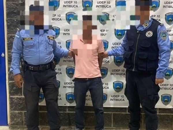 Elementos de la Dirección Policial de Investigaciones (DPI) realizaron la captura del sospechoso.