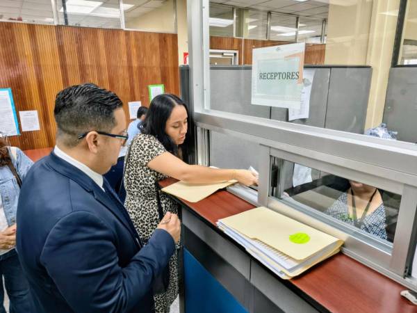 El claustro de profesores de la Facultad de Derecho de la UNAH presentaron ante la Corte Suprema de Justicia el recurso de impugnación.