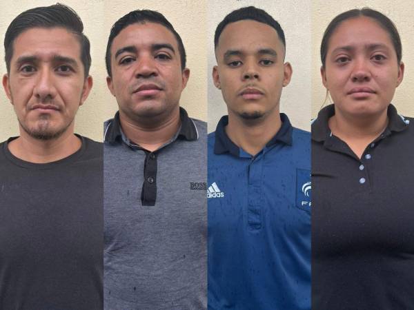 Los policías acusados son Kevin Dagoberto Castillo Zambrano, Geybin Gadriel Salgado Pérez y Carlos Iván Arteaga Ayestas y Belkis Lizeth Cruz Rodríguez.
