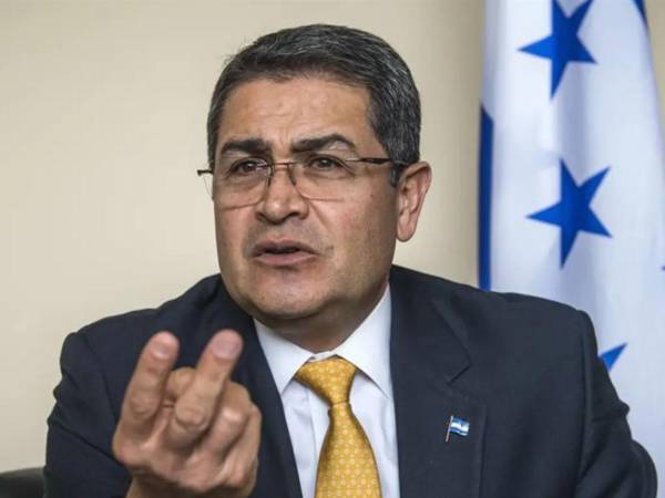 Foto del expresidente de Honduras, Juan Orlando Hernández.