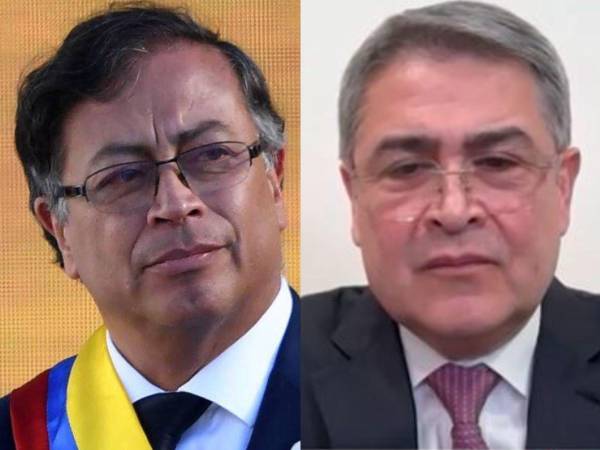 Gustavo Petro se pronunció en redes sociales en contra de Juan Orlando Hernández.