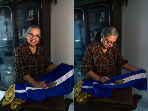 María de los Ángeles Moncada mantiene viva una tradición familiar que ha vestido a la figura presidencial de Honduras durante más de tres décadas. Aquí las imágenes de esta icónica pieza.