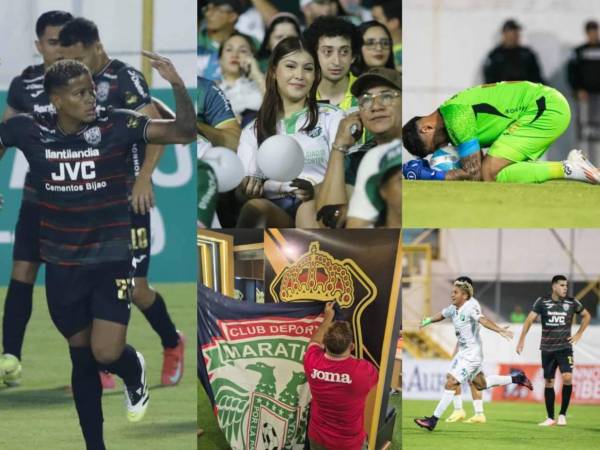 Platense y Marathón nos dejaron un vibrante partido este jueves en el estadio Francisco Morazán. Estas son las mejores postales del encuentro.