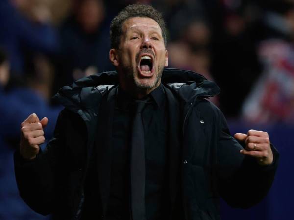 Simeone no ocultó su alegría tras la goleada de Atlético de MAdrid sobre el Barcelona.