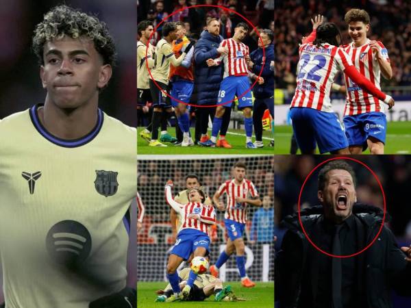 Atlético de Madrid le metió 4-0 al Barcelona en Copa del Rey. Batalla campal, humillación a Yamal y las mejores postales que dejó el partido.