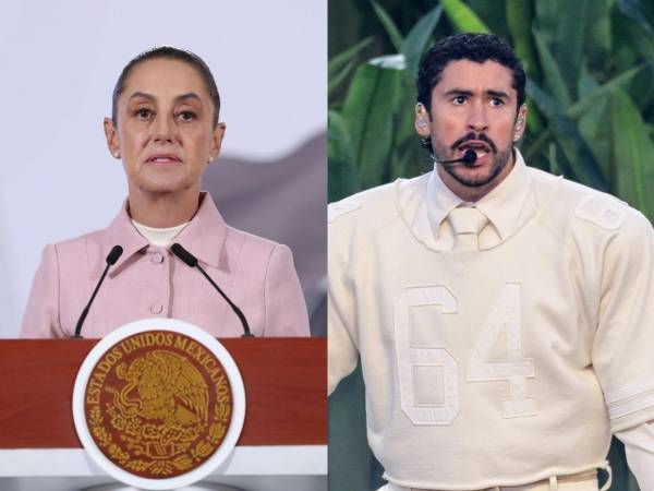 La actuación del artista boricua incluyó referencias simbólicas a la herencia latina en Estados Unidos.