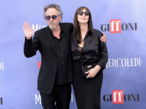 La última aparición de Tim Burton y Monica Bellucci fue en junio, en el Festival de Cine de Taormina.