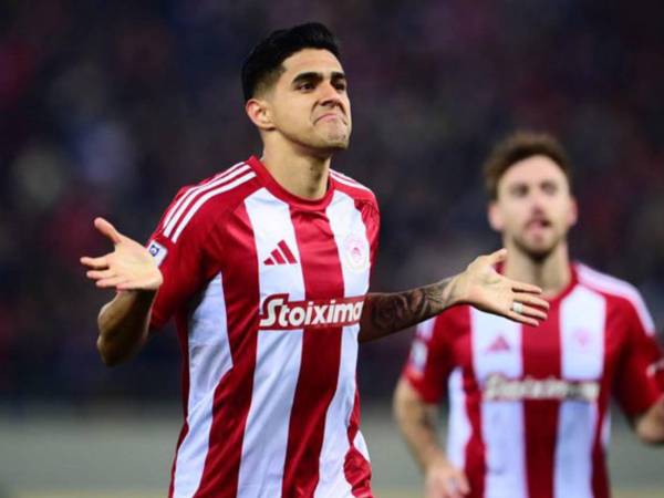 Luis Palma anotó y dio asistencia en último juego del Olympiacos de Grecia.