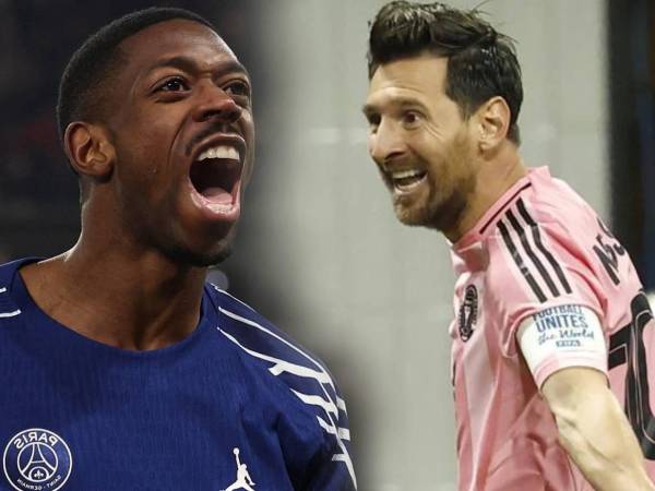 Dembélé se verá la cara con Lionel Messi, con quien compartió en el FC Barcelona.