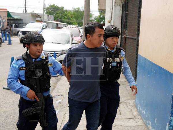 El ciudadano mexicano de 25 años fue detenido en un cajero automático de Los Álamos, San Pedro Sula.