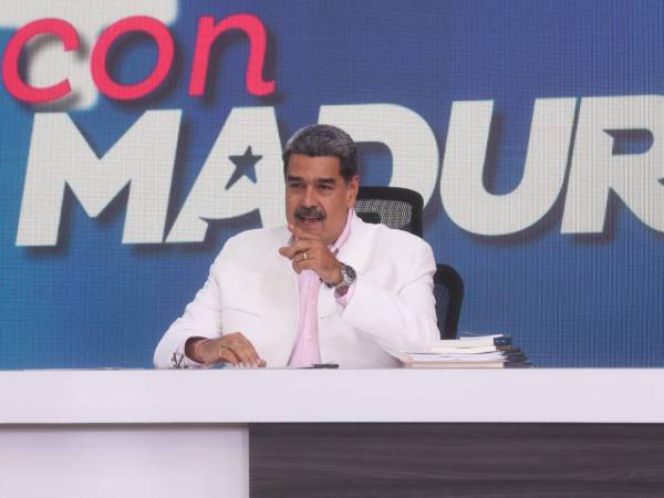 Fotografía del 4 agosto de 2025 cedida por Prensa del Palacio de Miraflores donde se observa al presidente de Venezuela, Nicolás Maduro.