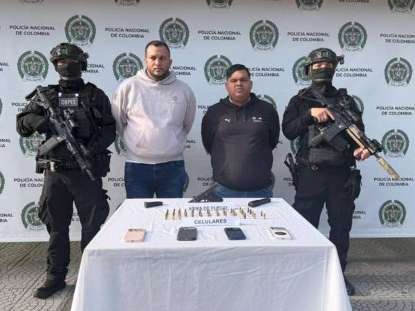 Detienen en Colombia a dos cabecillas del Tren de Aragua buscados por Estados Unidos.