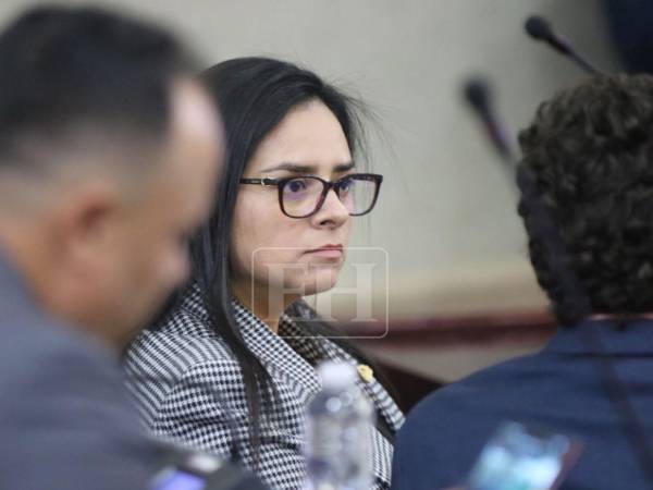 La diputada Isis Cuéllar está presente en la sesión del Congreso Nacional de este lunes 2 de febrero.