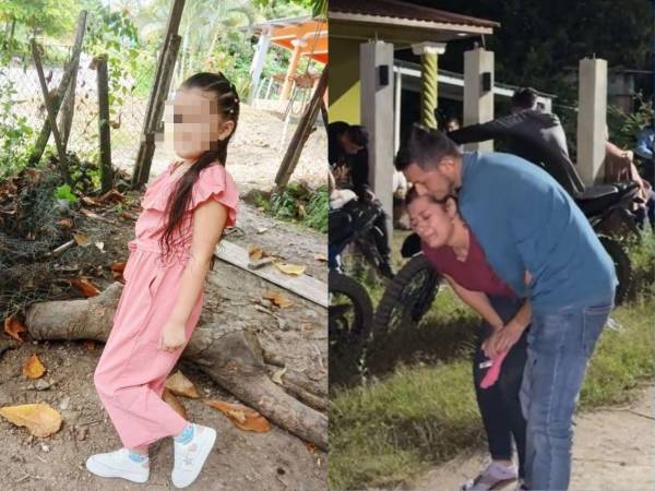 Su madre gritaba: Yo quiero a mi hija, tras hallarla sin vida luego de haber desaparecido en horas de la mañana del pasado lunes en la aldea El Paraíso, Pueblo Nuevo, Petoa, Santa Bárbara.