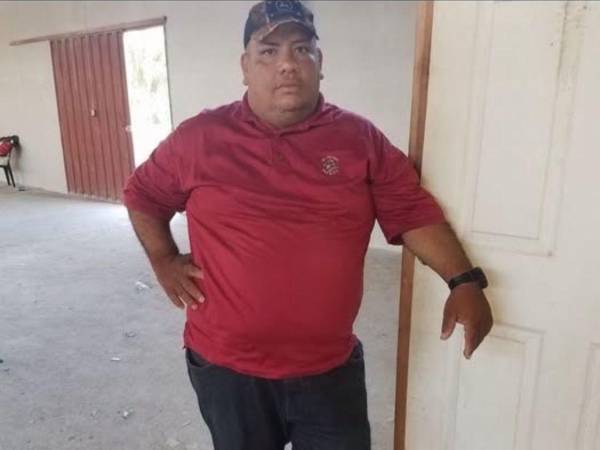 Fotografía en vida de Delmer Cambar, tiroteado en la colonia Agrícola de la ciudad de Catacamas.