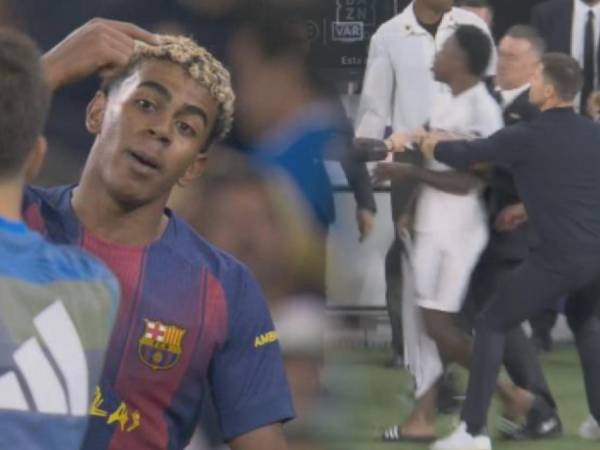 El clásico español entre el Real Madrid y Barcelona terminó entre un zafarrancho entre los futbolistas. Lamine Yamal y Vinícius Jr estuvieron en el ojo del huracán
