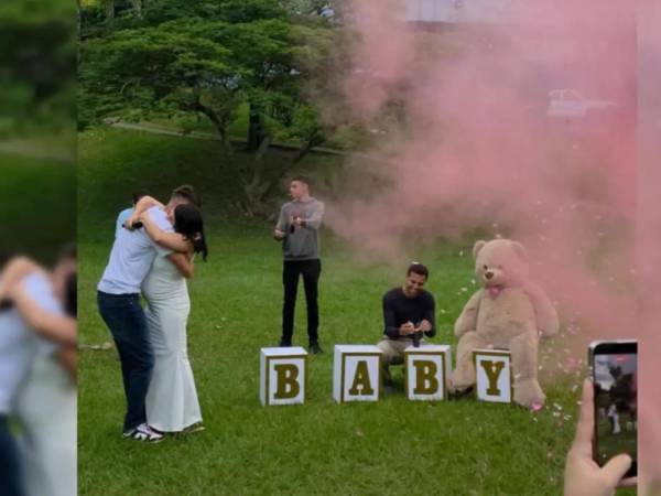 La guapa chica hondureña ha anunciado que está embarazada de conocido futbolista que ha pasado por varios equipos de Liga Nacional