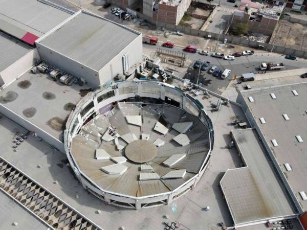 Imagen tras el fatal incidente en el centro comercial de Perú.
