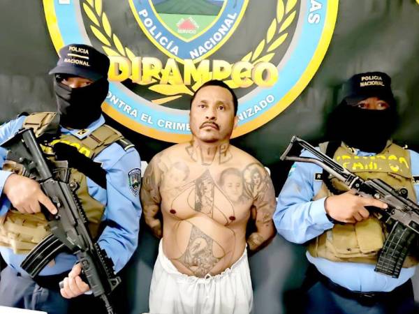 Roger Marín Zalavarría Fúnez cuando fue capturado.