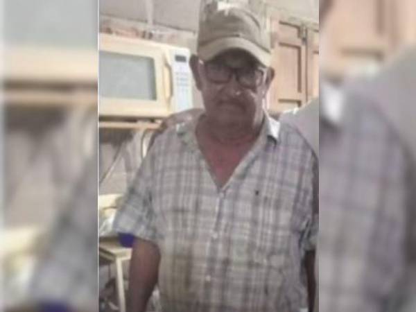 Foto en vida de Félix Humberto Cubas Erazo, de 73 años.