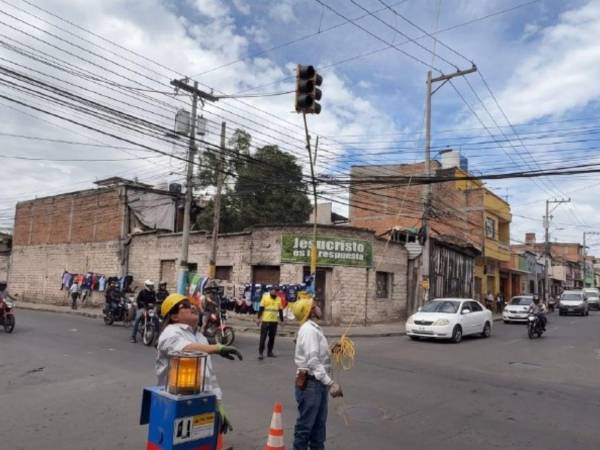 José Miguel Sierra, director de Infraestructura Vial y Movilidad Urbana de la Alcaldía Municipal del Distrito Central (AMDC), confirmó que el dispositivo ya está funcionando correctamente.