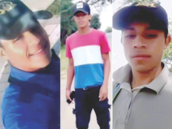 Cristian Alberto Isaula Hernández, Luis Ezequiel Murillo Hernández y Wilmer Samuel.