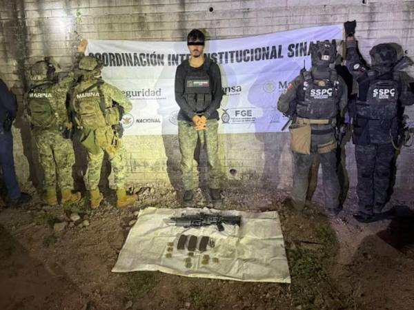 Filiberto Hernández Monzón, de 37 años, fue identificado como integrante de una célula delictiva vinculada a la facción de Los Chapitos.